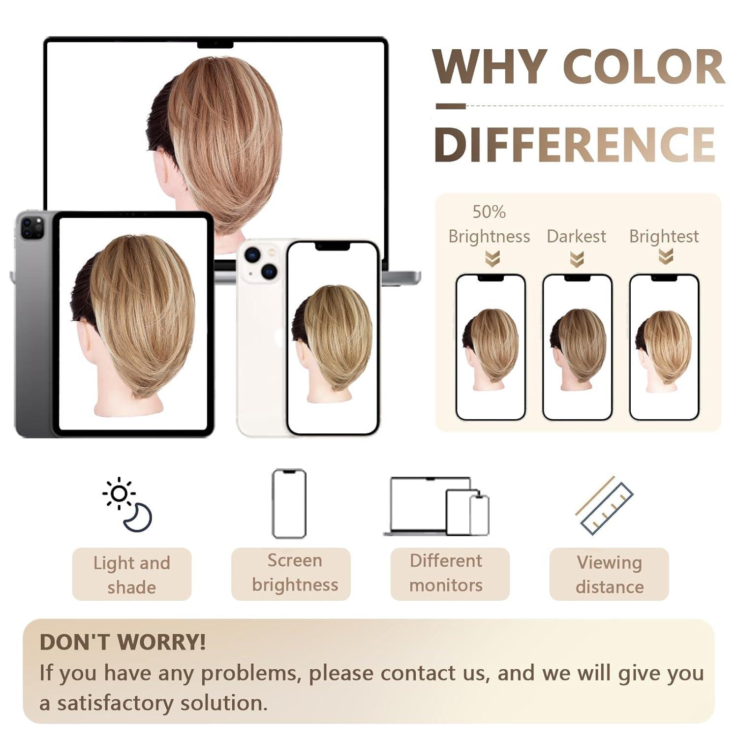 image10 Inch Short Ponytail Extension Soft Straight Pony Tails Hair Extensions Claw Clip Ponytail Extension Natural Short Hair Extensions Ponytail Synthetic Hair Pieces for Women Color Black BrownSilver Grey