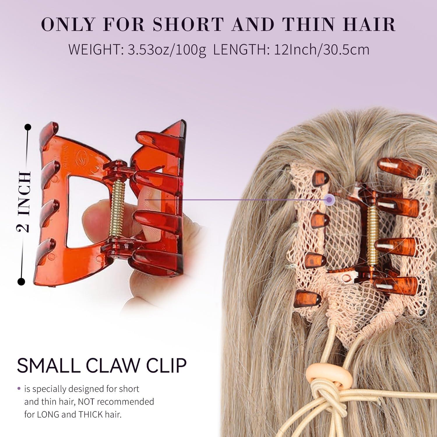 imageClaw Clip Ponytail Extension 12 Inch Soft Curly Pony Tails Hair Extensions Synthetic Hair Extensions Ponytail Clip in Ponytail Color Medium Blonde With Bleach Blonde EndsAsh Blonde with White Highlights