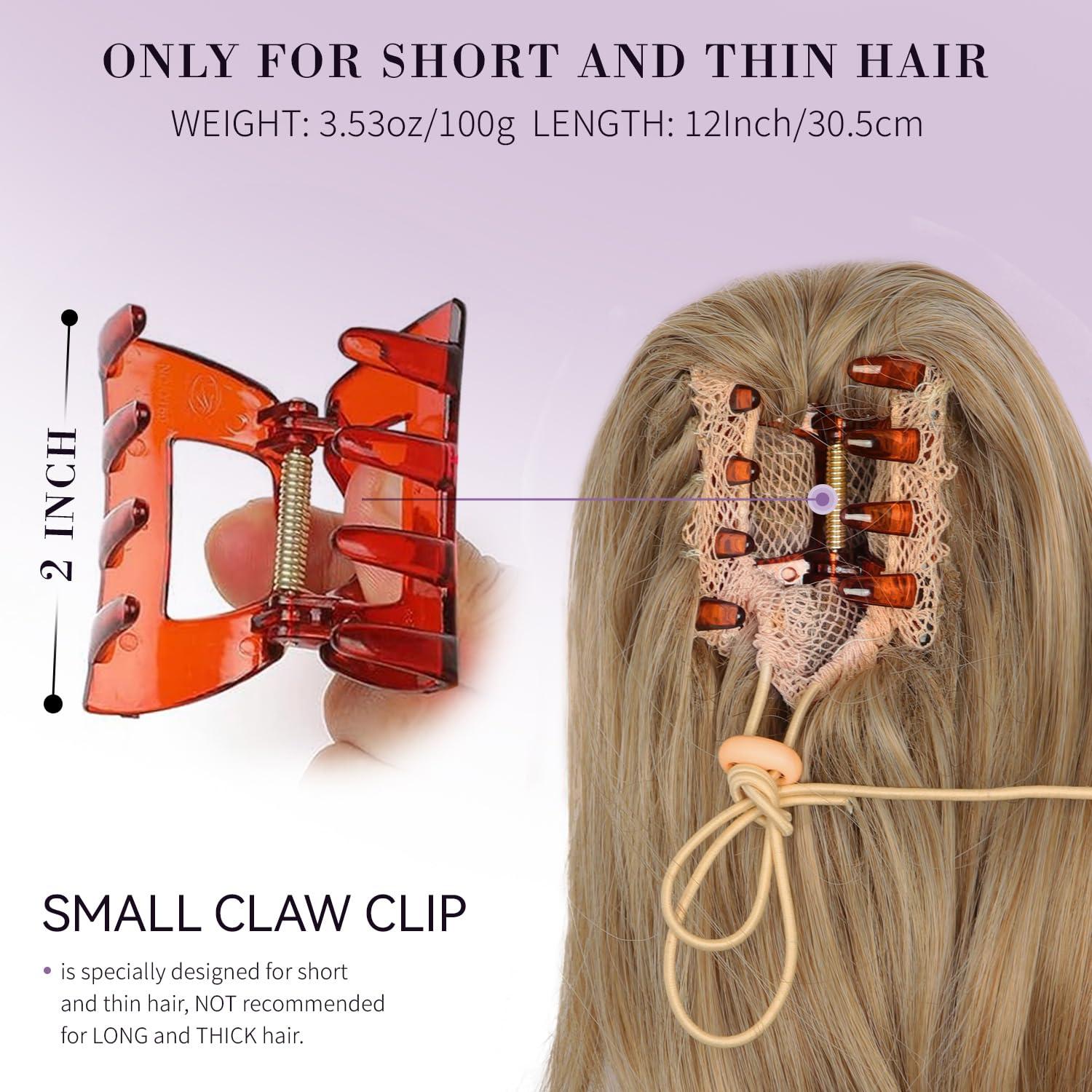imageClaw Clip Ponytail Extension 12 Inch Soft Curly Pony Tails Hair Extensions Synthetic Hair Extensions Ponytail Clip in Ponytail Color Medium Blonde With Bleach Blonde EndsDark Blonde with Beige Blonde Highlights