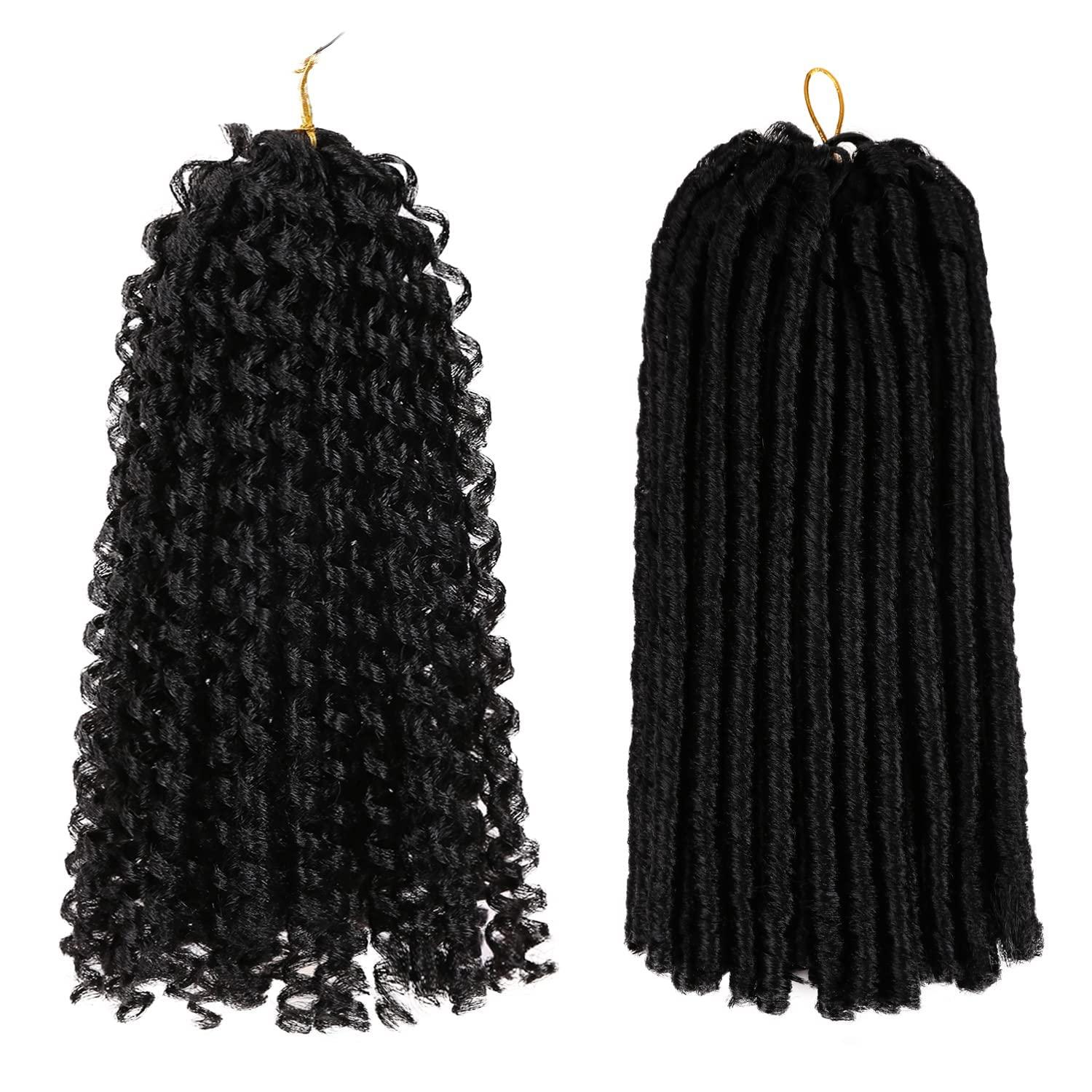imageUrban Soft Dread Crochet Hair 4 Packs Straight Faux Locs Crochet Soft Locs Braids 2 STYLE in ONE 41B