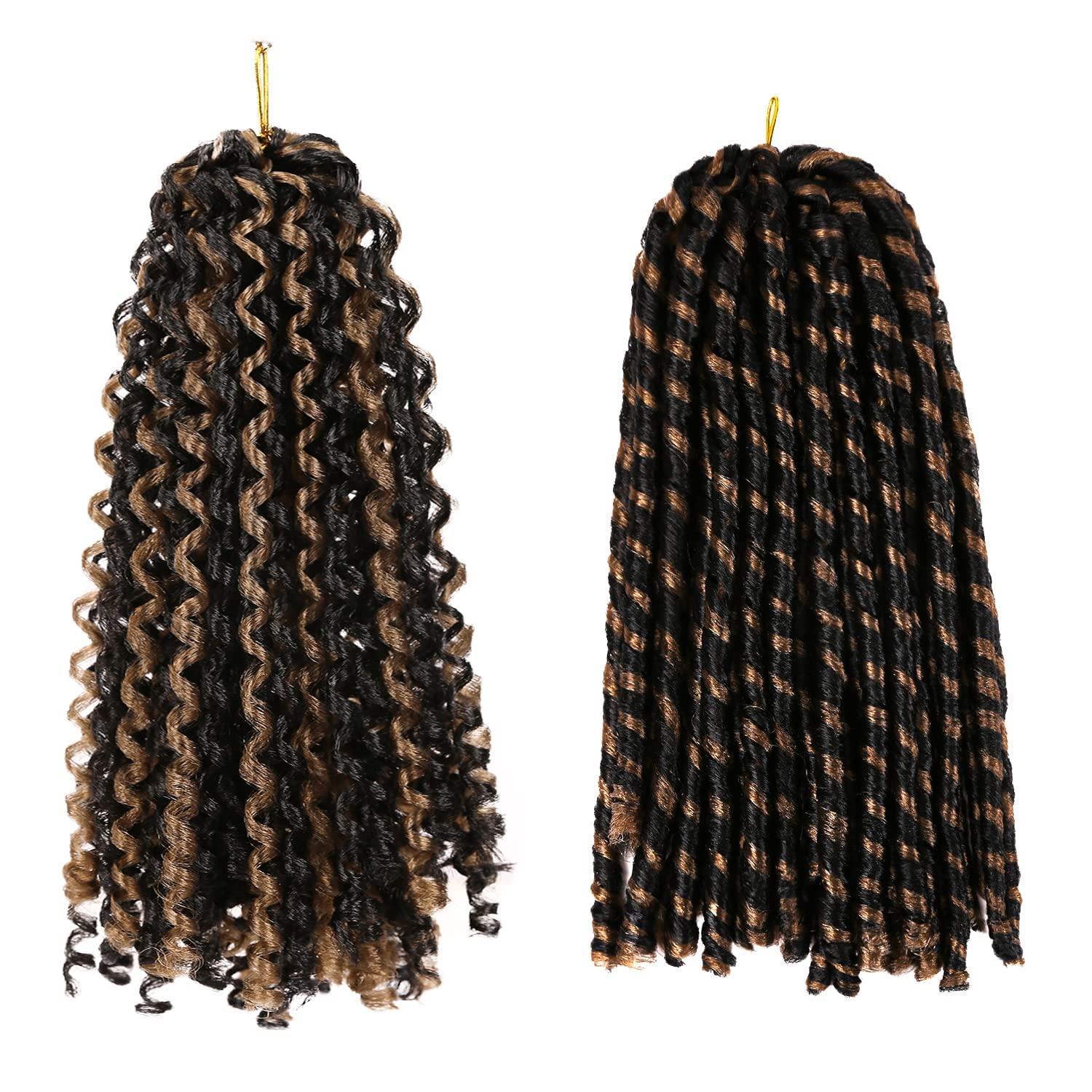 imageUrban Soft Dread Crochet Hair 4 Packs Straight Faux Locs Crochet Soft Locs Braids 2 STYLE in ONE 41B27