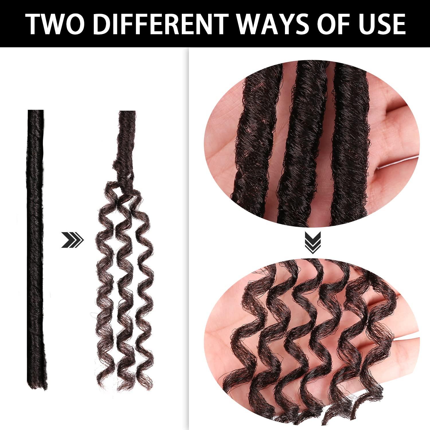 imageUrban Soft Dread Crochet Hair 4 Packs Straight Faux Locs Crochet Soft Locs Braids 2 STYLE in ONE 44