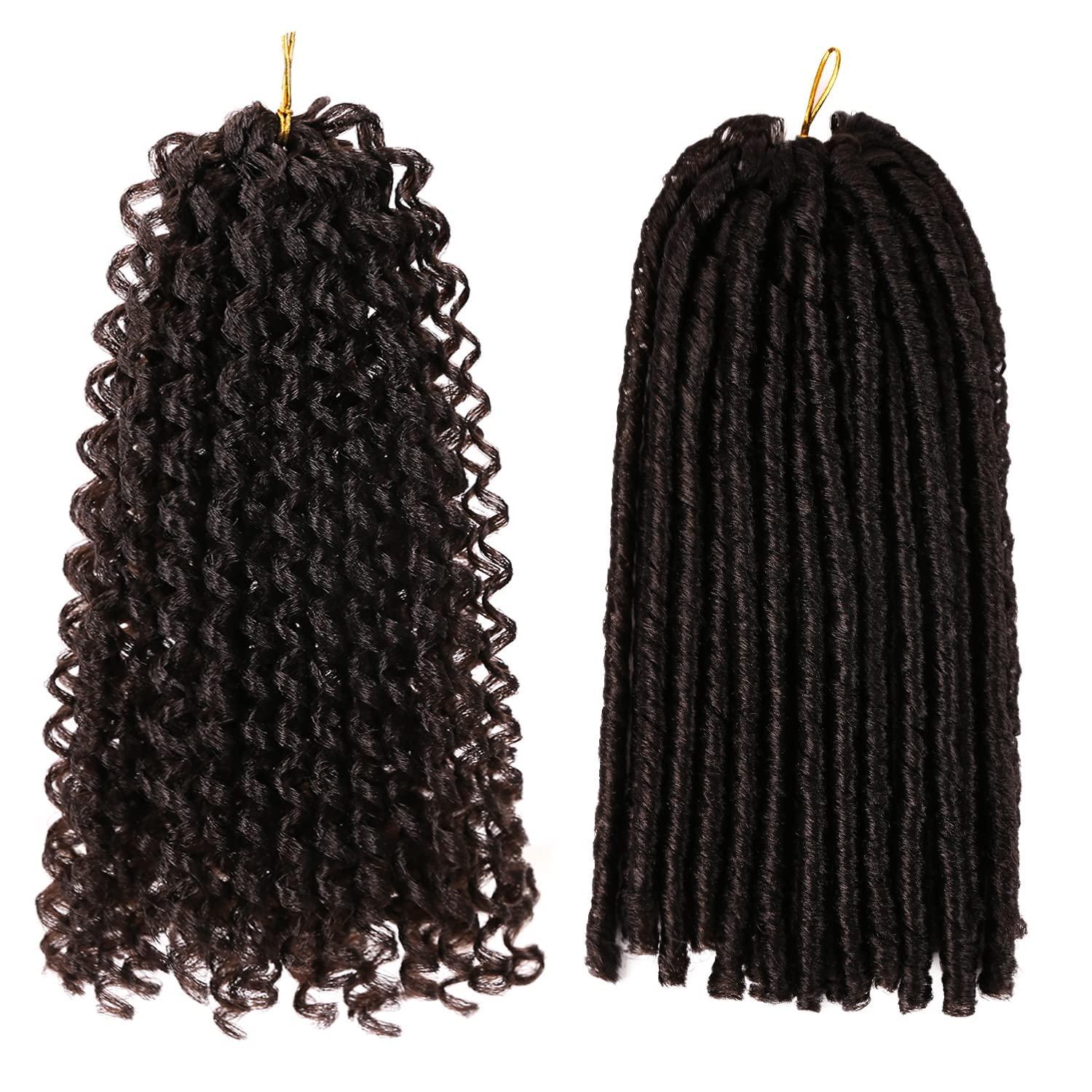 imageUrban Soft Dread Crochet Hair 4 Packs Straight Faux Locs Crochet Soft Locs Braids 2 STYLE in ONE 44