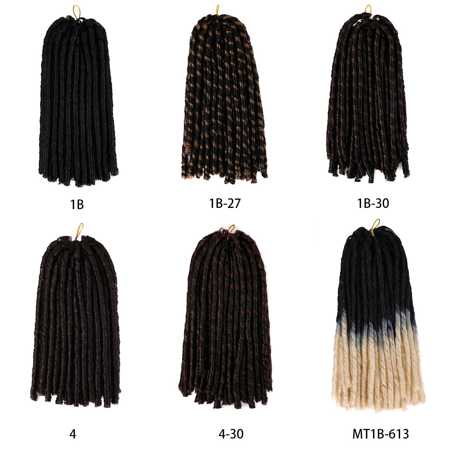 imageUrban Soft Dread Crochet Hair 4 Packs Straight Faux Locs Crochet Soft Locs Braids 2 STYLE in ONE 44