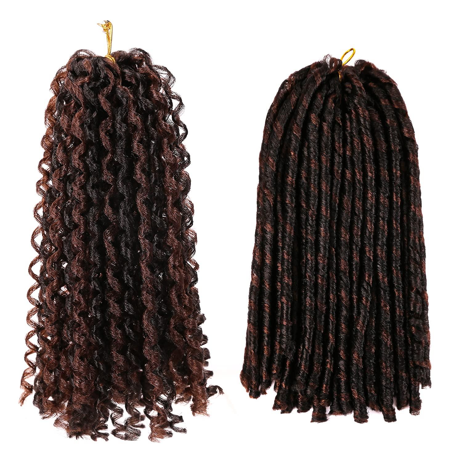 imageUrban Soft Dread Crochet Hair 4 Packs Straight Faux Locs Crochet Soft Locs Braids 2 STYLE in ONE 4430