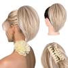 Ash Blonde with White Highlights