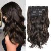 Dark Brown with Light Brown Highlights