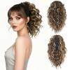 Ash Brown with Beige Blonde Highlights