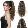 Ash Brown with Beige Blonde Highlights